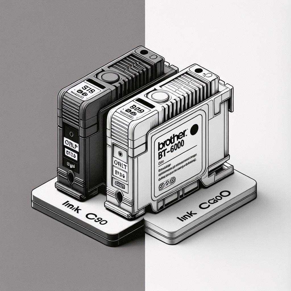 Tusze Brother BT-6000 - zamienniki i oryginalne: Różnice, właściwości i wybór