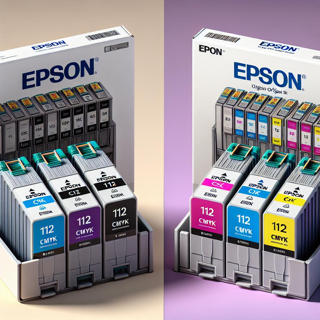 Tusze Epson 112 CMYK - Zrozumienie zamienników i oryginalnych opcji