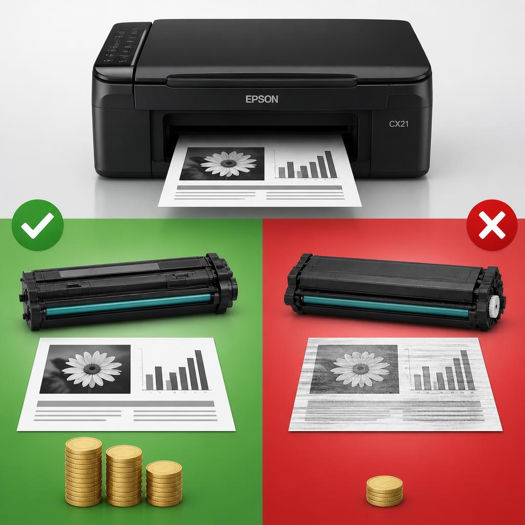 Tonery Epson CX21 - zamienniki i oryginalne: Kompleksowe ujęcie tematu